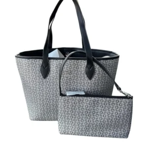 Set Cartera Tote y Mini Cartera guess-Gris