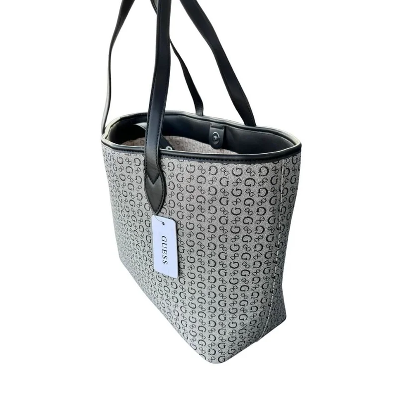 Set Cartera Tote y Mini Cartera guess-Gris - Imagen 2